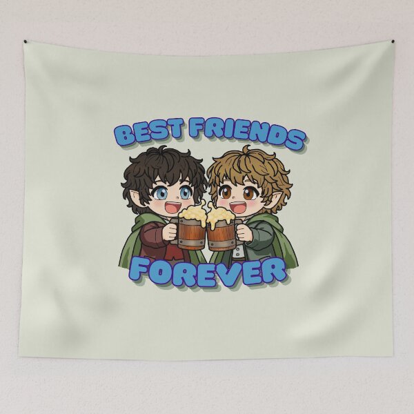 Item preview, Best Friends Hobbits designed and sold by Lily Moon .
