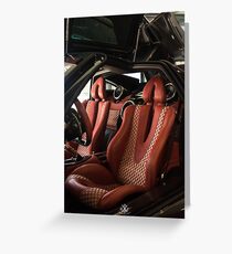 Pagani Huayra "Lampo" Greeting Card