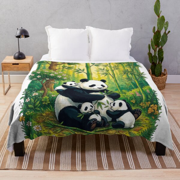 Artikelvorschau, Panda-Familie entworfen und verkauft von PP&RAINBOW SHOP.