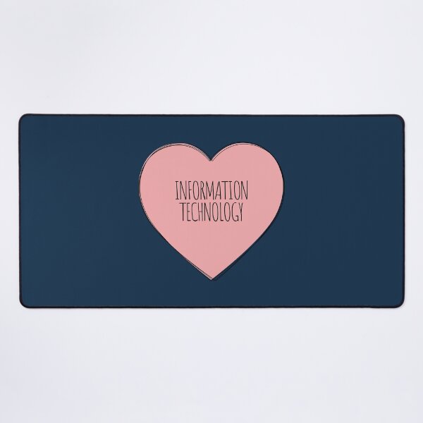 Item preview, Information Technology Pink Heart designed and sold by MaryAller.