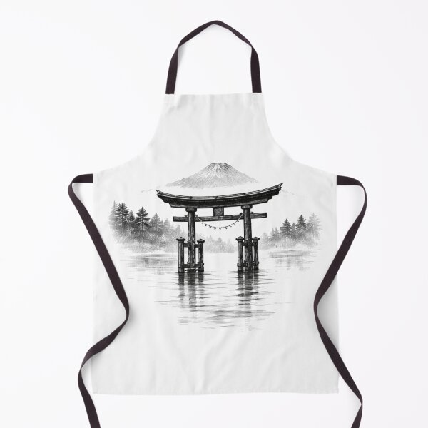 Item preview, Torii Gate in Japanese Mist designed and sold by RØNI AI.