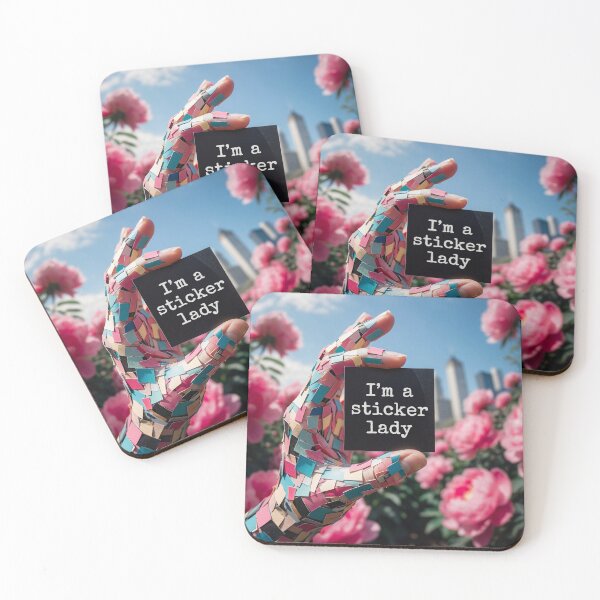 Item preview, Sticker Lady Hand – Collage Sticker Aesthetic Illustration designed and sold by OBL Stories.