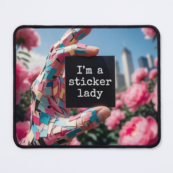 Item preview, Sticker Lady Hand – Collage Sticker Aesthetic Illustration designed and sold by OBL Stories.