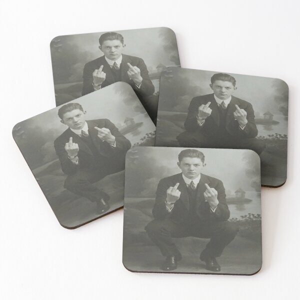 Item preview, Double 1920s Middle Finger  designed and sold by Cat Haven & Rescue .