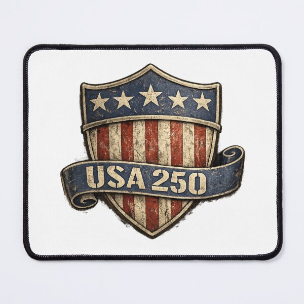 Item preview, USA_Shield_Weathered designed and sold by Willa-Westwood.