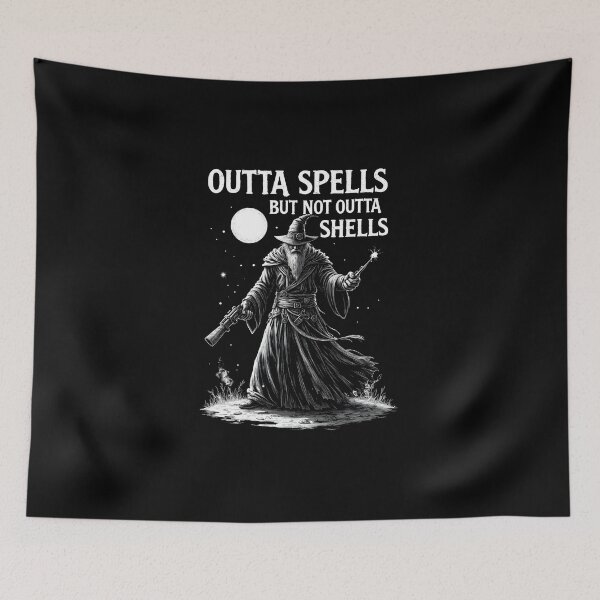 Item preview, Outta Spells But Not Outta Shells designed and sold by LunaMagicStudio.