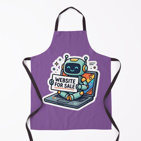 Item preview, Website For Sale - Cute Tech Mascot on Laptop Sticker Design designed and sold by WowDezign.