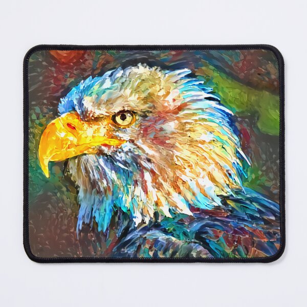 Item preview, King of the Skies – Majestic Eagle Painting Art Print / Canvas / Throw Pillow designed and sold by Lainey1978.