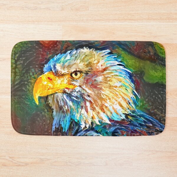 Item preview, King of the Skies – Majestic Eagle Painting Art Print / Canvas / Throw Pillow designed and sold by Lainey1978.