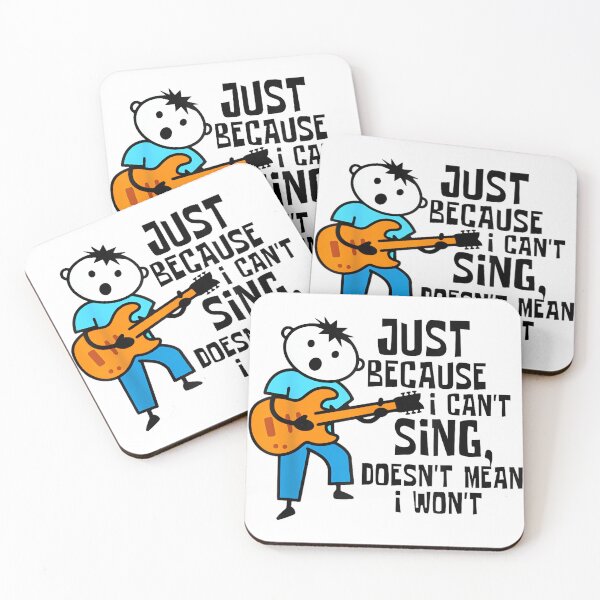 Item preview, Cute Just Because I Can't Sing Doesn't Mean I Won't For Men designed and sold by SethHHoward.