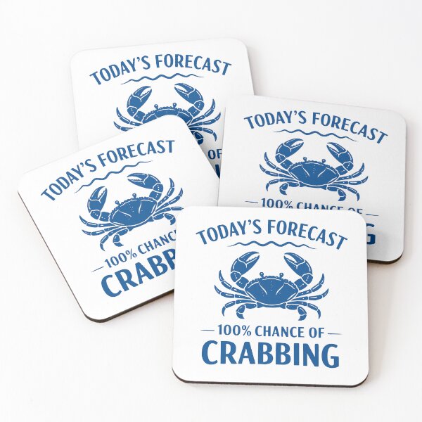 Item preview, Today’s Forecast 100% Chance of Crabbing Funny Crab Lover designed and sold by JackCurtis1991.
