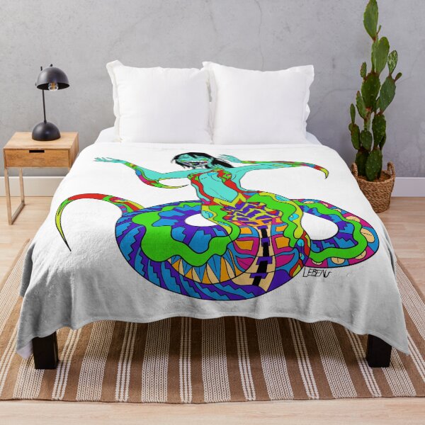Item preview, xtabay monster in mayan myth cryptid design ecopop designed and sold by jorgelebeau.