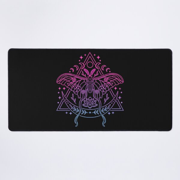 Item preview, Neon Lunar Moth Design, Celestial Line Art Graphic, Witchy Moon Phase Illustration, Boho Mystic Insect Aesthetic designed and sold by SezzyDesigns.