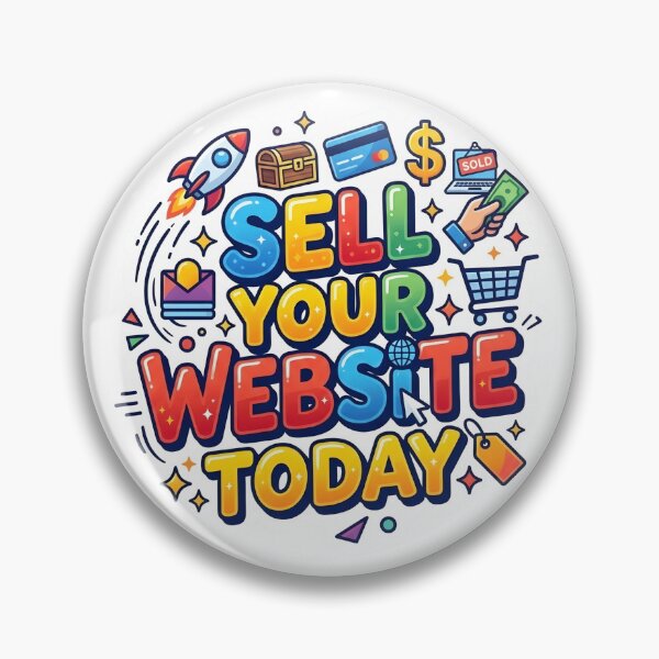 Item preview, Sell Your Website Today - Ecommerce Icons Sticker Design designed and sold by WowDezign.