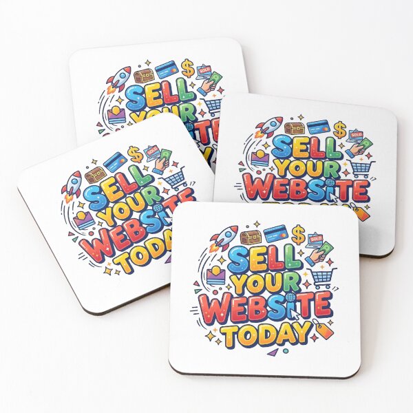 Item preview, Sell Your Website Today - Ecommerce Icons Sticker Design designed and sold by WowDezign.