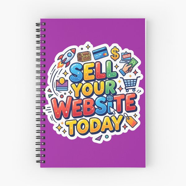 Item preview, Sell Your Website Today - Ecommerce Icons Sticker Design designed and sold by WowDezign.
