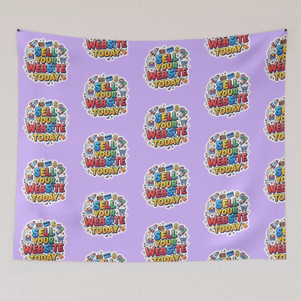 Item preview, Sell Your Website Today - Ecommerce Icons Sticker Design designed and sold by WowDezign.