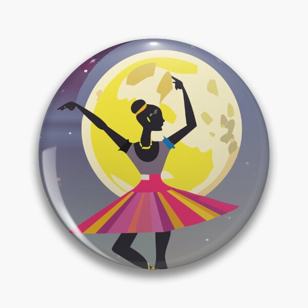 Item preview, Rainbow Moon Ballet Girl Cat Illustration Night designed and sold by VISO-art.