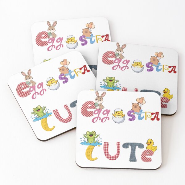 Item preview, Egg-stra Cute Easter Animals – Bunny Chick Frog Duck Kawaii Easter Cartoon T-Shirt designed and sold by HOUSE OF TIST.