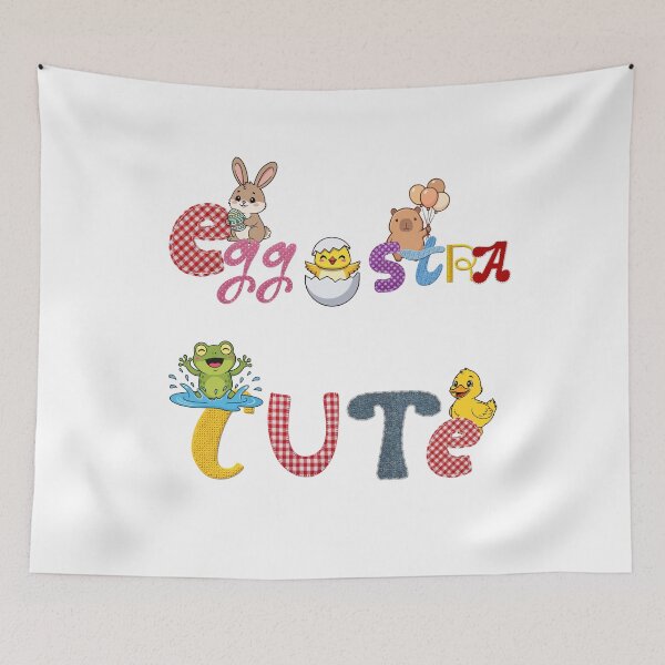 Item preview, Egg-stra Cute Easter Animals – Bunny Chick Frog Duck Kawaii Easter Cartoon T-Shirt designed and sold by HOUSE OF TIST.