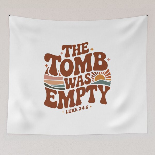 Item preview, The Tomb Was Empty Christian Easter Resurrection Design designed and sold by HahaHandlesHub.
