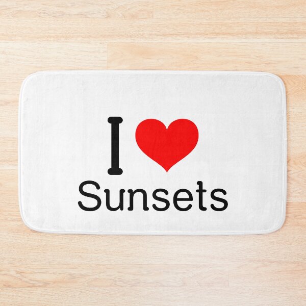 Item preview, I Love Sunsets ! designed and sold by greener designs.