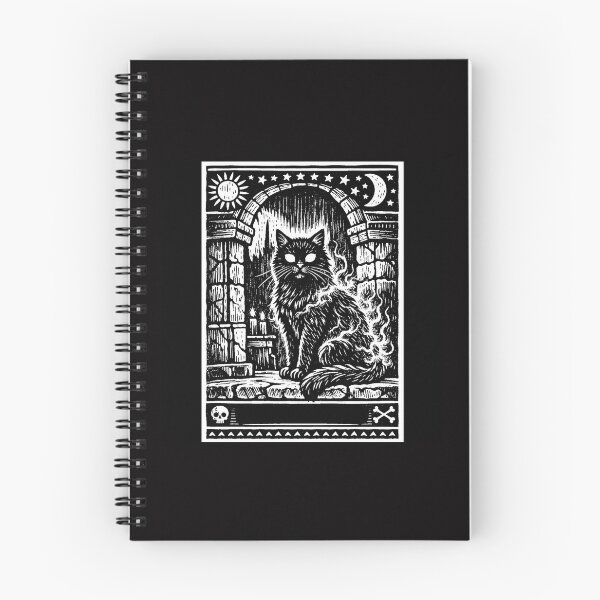 Item preview, Moonlit Gothic Cat with Enchanted Eyes #4 designed and sold by Helios Be. Lavsh.