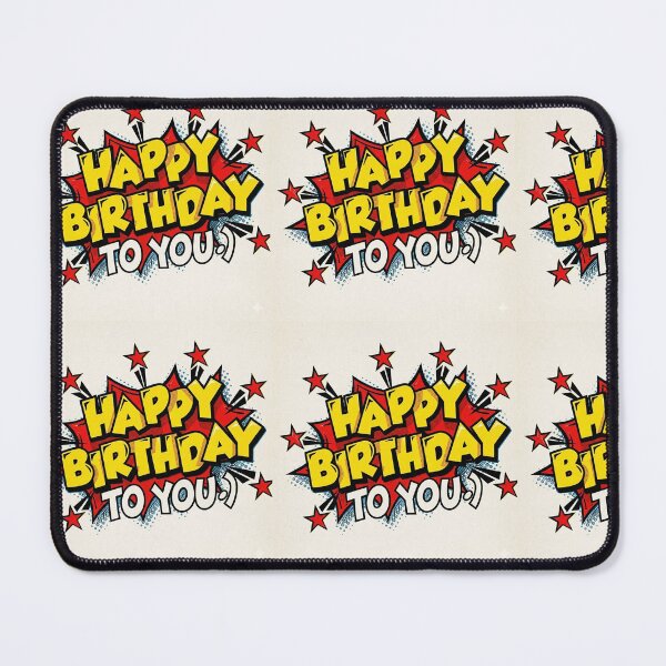 Item preview, High-Resolution Retro Comic Birthday Graphic designed and sold by LittleSmileArt.