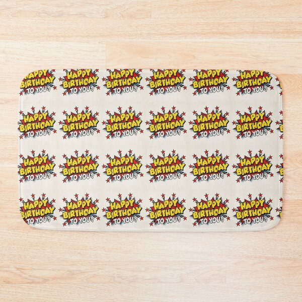 Item preview, High-Resolution Retro Comic Birthday Graphic designed and sold by LittleSmileArt.