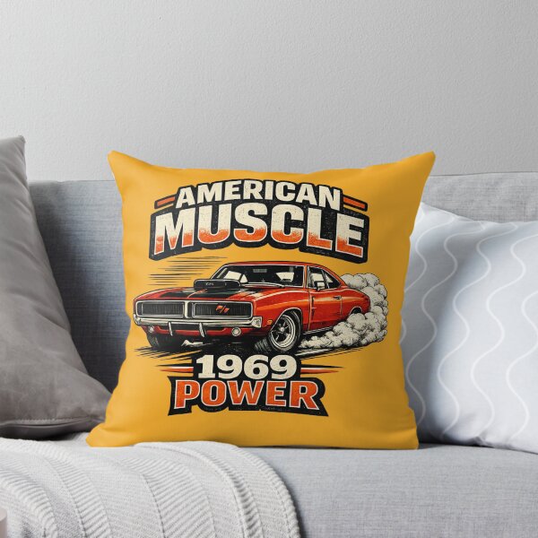 Item preview, American Muscle 1969 Vintage Muscle Car Power designed and sold by Retro Arabica.