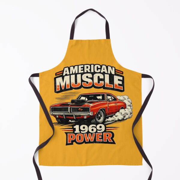 Item preview, American Muscle 1969 Vintage Muscle Car Power designed and sold by Retro Arabica.