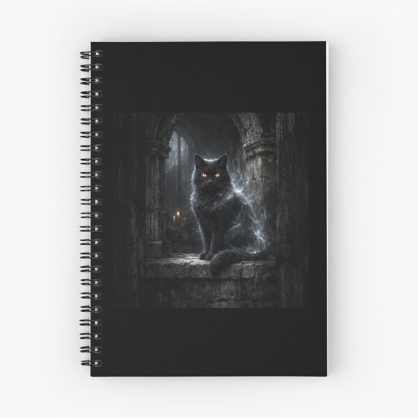 Item preview, Moonlit Gothic Cat with Enchanted Eyes #6 designed and sold by Helios Be. Lavsh.