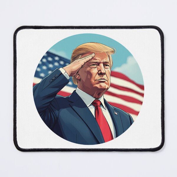 Item preview, Donald Trump 2024 Commander-in-chief Saluting designed and sold by deelitt.