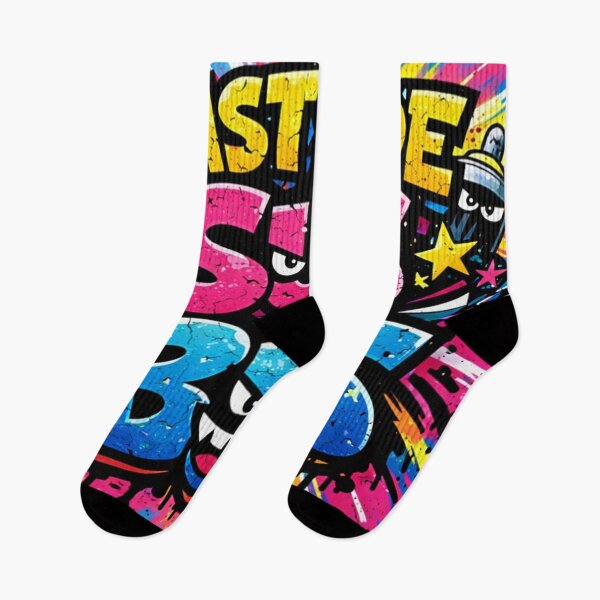 Item preview, East Side Sus Bus - Vibrant Urban Graffiti Character Art designed and sold by Prestige Parlor.