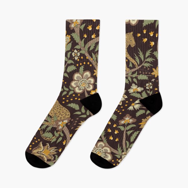 Item preview, Vintage Leopard Jungle Floral Pattern – Maximalist Botanical Animal Design designed and sold by Sveta Aho.