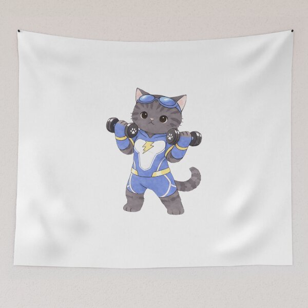 Item preview, A-Train as a Cat Cute Superhero Fan Art designed and sold by Reyxava.