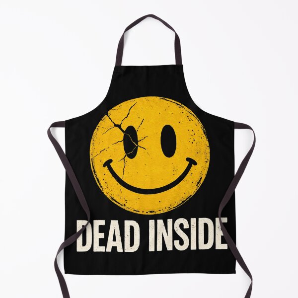 Item preview, Dead Inside Smiley Face Funny Dark Humor Meme Design designed and sold by VibeOffline Studio.