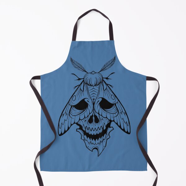 Item preview, Moth skull tattoostyle designed and sold by Pamelarts.