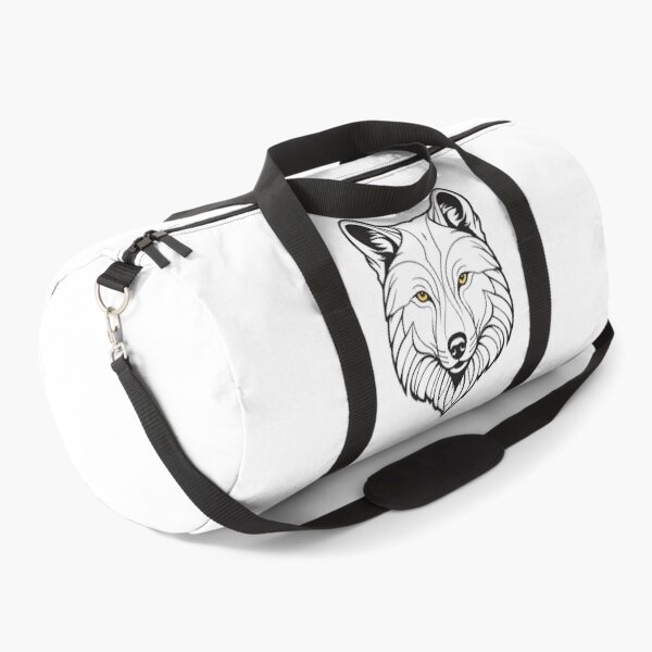 Item preview, Minimalist Wolf Line Art – Modern Symmetrical Animal Design - 8 designed and sold by RELAX STATION.