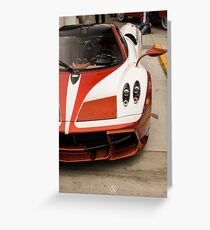 Pagani Huayra "Lampo" Greeting Card