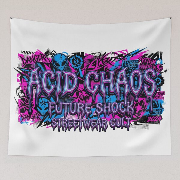 Item preview, Maximalist Acid Streetwear with Liquid Chrome designed and sold by FUIRY .