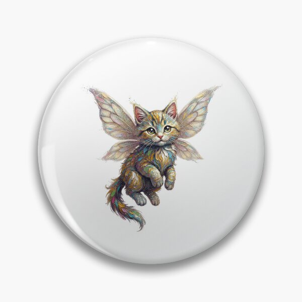 Item preview, Cute Glitter Fairy Kitty Magical Cat designed and sold by SOUFIANE1991.