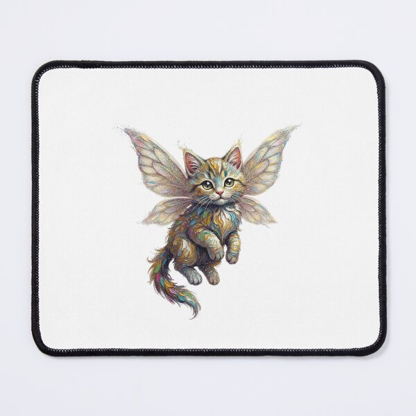 Item preview, Cute Glitter Fairy Kitty Magical Cat designed and sold by SOUFIANE1991.
