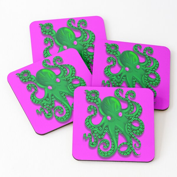 Item preview, Radioactive Green Octopus | Gnarly Sea Creature designed and sold by MFGB-Creations.