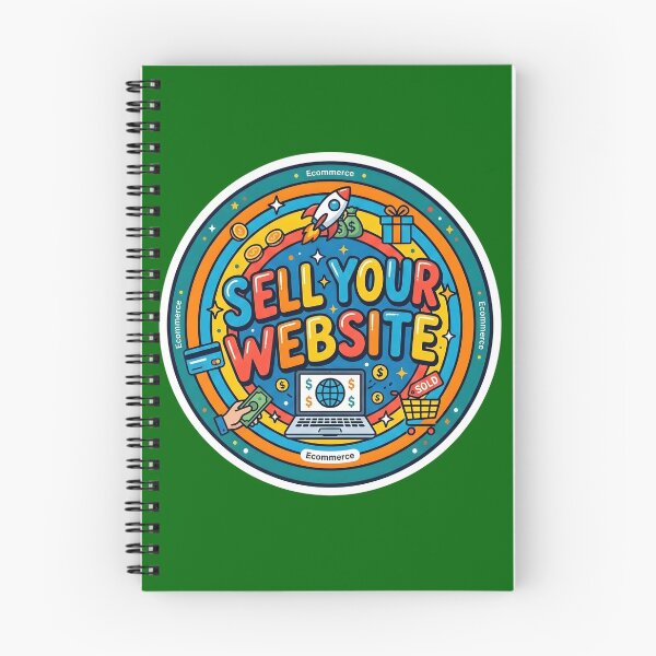 Item preview, Sell Your Website - Colorful Ecommerce Badge Sticker Design designed and sold by WowDezign.