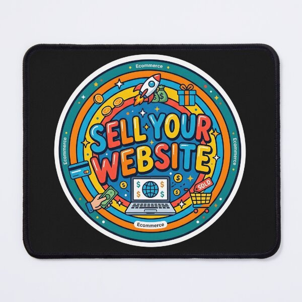 Item preview, Sell Your Website - Colorful Ecommerce Badge Sticker Design designed and sold by WowDezign.