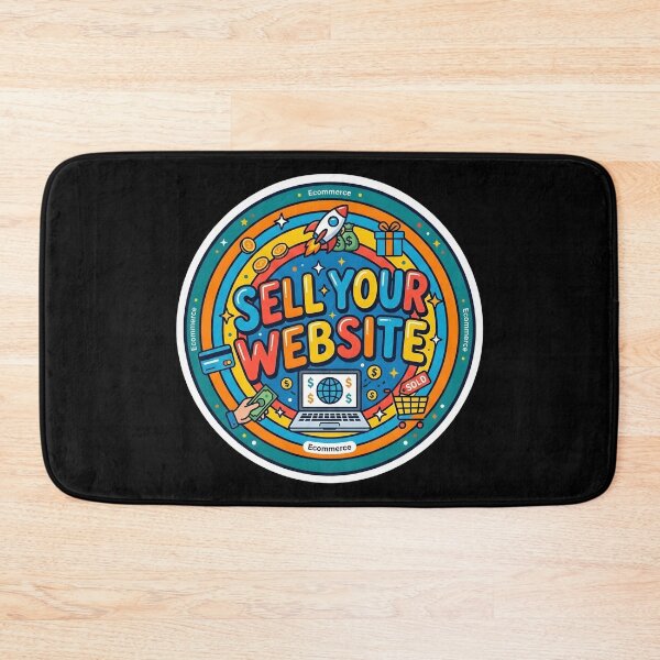 Item preview, Sell Your Website - Colorful Ecommerce Badge Sticker Design designed and sold by WowDezign.