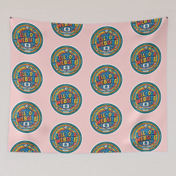 Item preview, Sell Your Website - Colorful Ecommerce Badge Sticker Design designed and sold by WowDezign.