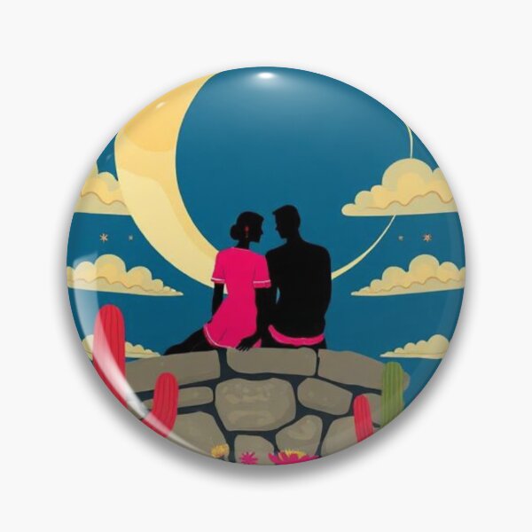 Item preview, Traditional Mexican Folk Art - The Moonlit Conversation designed and sold by VizualBites.