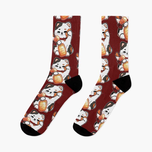Item preview, Kawaii Maneki Neko Lucky Cat designed and sold by heysoleilart.